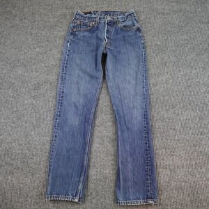 Vintage Levis 501 Jeans Mens 29x30 (26x29) Blue Wash Straight Denim USA